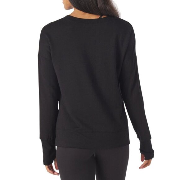 Glyder Lounge Long Sleeve Black Slit Side Soft Jersey Size XL - Picture 6 of 10